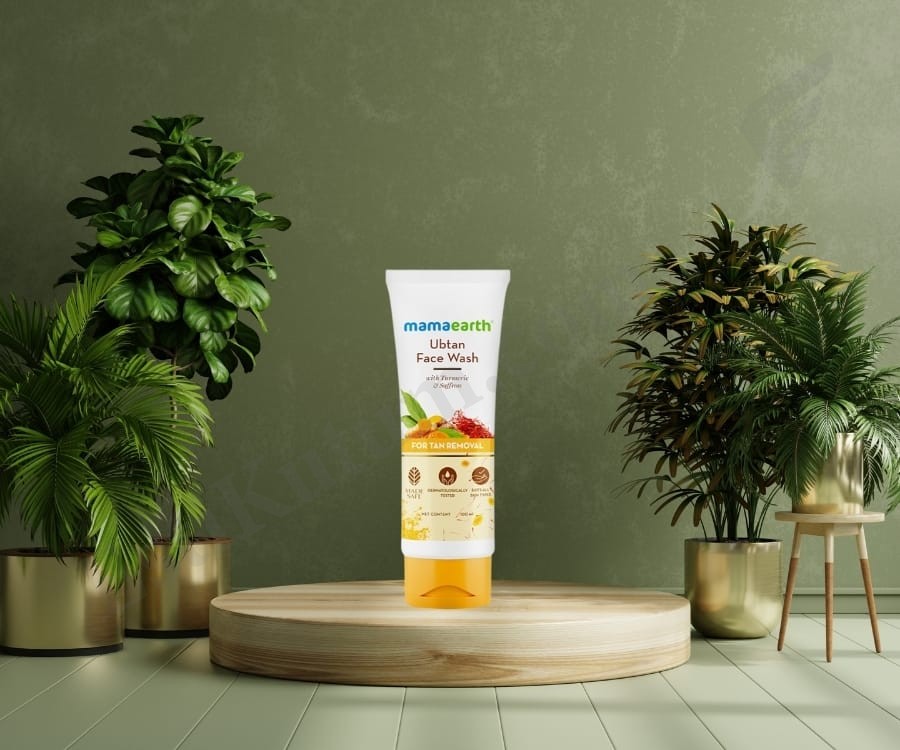 Mamaearth ubtan facewash for tan removal - 100ml