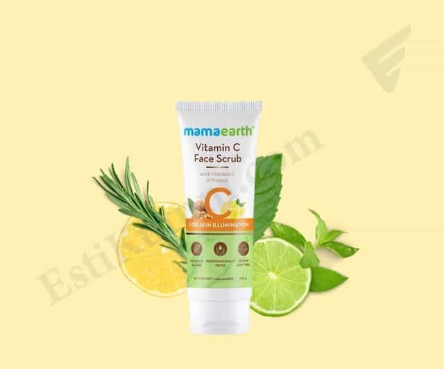 Mamaearth Vitamin C Face Scrub With Vitamin C and Walnut  - 100gm