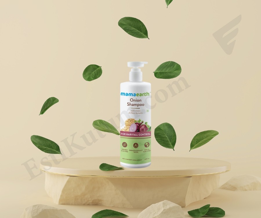 Mamaearth onion shampoo for hair growth and hair fall control - 400ml